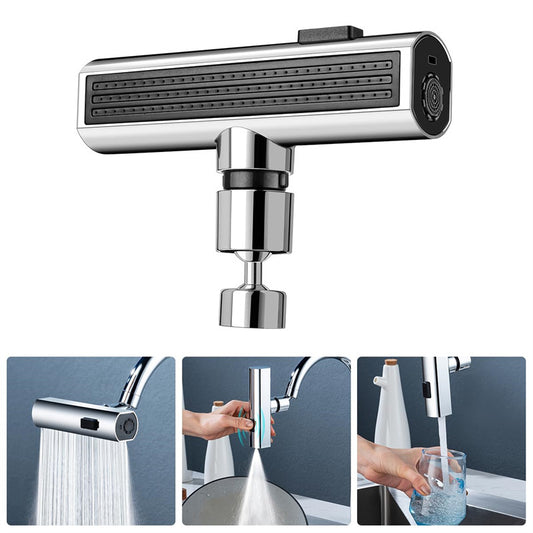 Upgrade Your Kitchen with the Rotating Waterfall Faucet Nozzle!