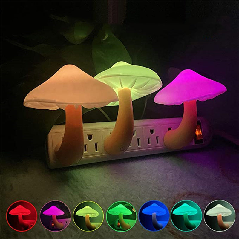 Dreamy Mushroom Lights: Color Your Nights with Magic!